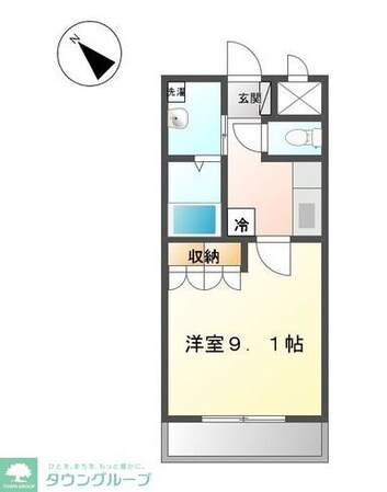 グランドイーストIIの物件間取画像